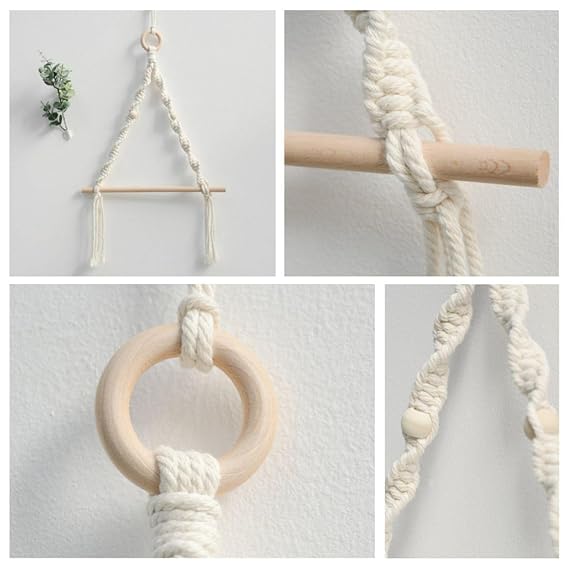 Macrame Towel Holder Set Of 2 - Leechoo